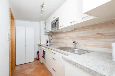 Küche/Küchenzeile in der Unterkunft Ferienwohnung Lechner-Kaltenhauser