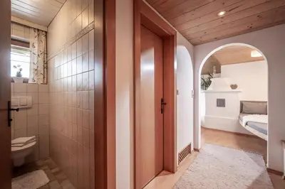 Ein Badezimmer in der Unterkunft Ferienwohnung Lavendel