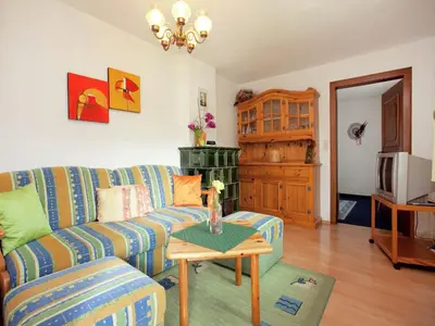 Ein Sitzbereich in der Unterkunft Apartment in Stuhlfelden near Ski Lift