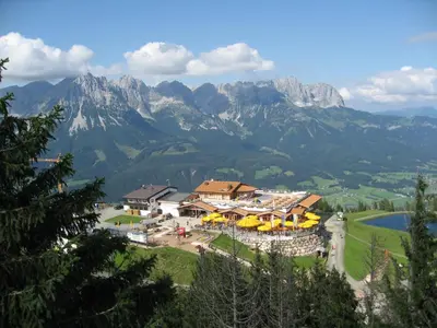 Naturlandschaft in der Nähe des Chalets