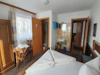 Ein Bett oder Betten in einem Zimmer der Unterkunft Apartment in Gerlosberg near Ski Lift