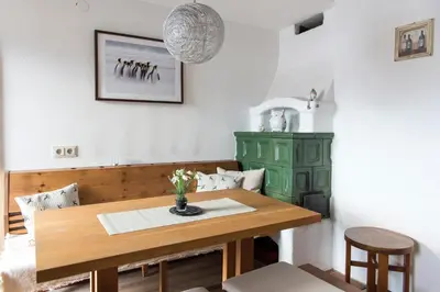 Ein Sitzbereich in der Unterkunft Appartement Wilder Kaiser