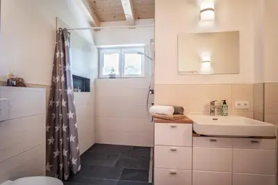 Ein Badezimmer in der Unterkunft Ferienwohnung Riedmann
