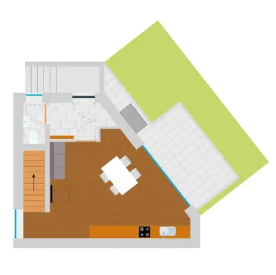 Grundriss der Unterkunft Ferienwohnung Riedmann