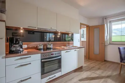 Küche/Küchenzeile in der Unterkunft Ferienwohnung Daum Andreas