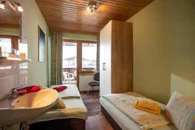Ein Bett oder Betten in einem Zimmer der Unterkunft Moser