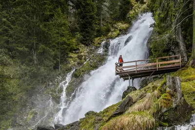 Naturlandschaft in der Nähe des Chalets