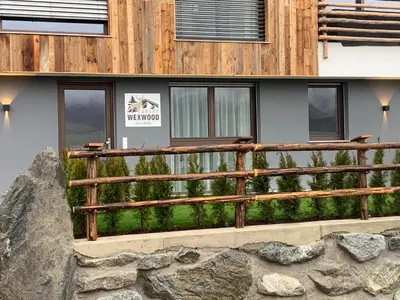Das Gebäude in dem sich die Ferienwohnung befindet