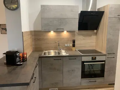 Küche/Küchenzeile in der Unterkunft Apart Wexwood