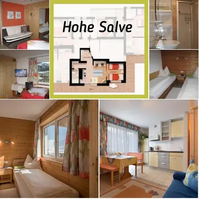 Küche/Küchenzeile in der Unterkunft Appartements Alpenblick Söll