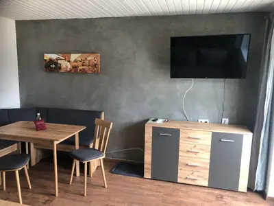TV/Unterhaltungsangebot in der Unterkunft Appartement Pohl