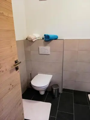 Ein Badezimmer in der Unterkunft Appartements Höpfl