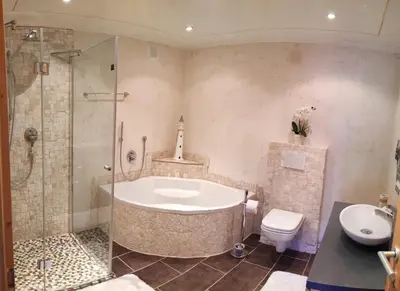 Ein Badezimmer in der Unterkunft Ferienwohnung Brixental