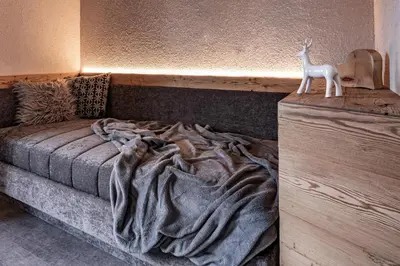 Ein Bett oder Betten in einem Zimmer der Unterkunft Alpin View