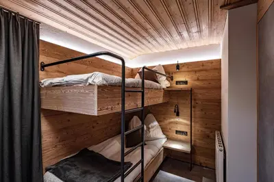 Ein Bett oder Betten in einem Zimmer der Unterkunft Alpin View