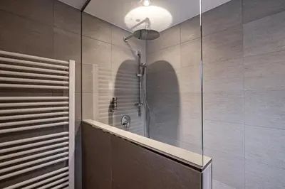 Ein Badezimmer in der Unterkunft Alpin View