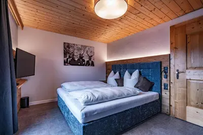 Ein Bett oder Betten in einem Zimmer der Unterkunft Alpin View