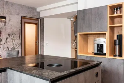 Küche/Küchenzeile in der Unterkunft Apartmenthaus Maximilian