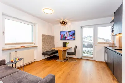 Küche/Küchenzeile in der Unterkunft Apartmenthaus Maximilian
