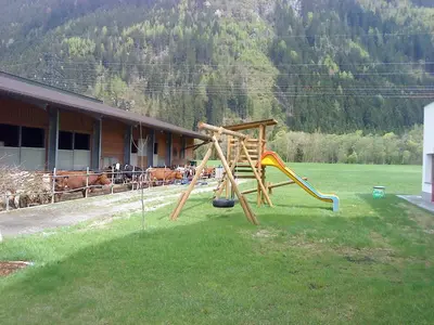 Ein Kinderspielbereich in der Unterkunft Apparthotel Stoanerhof