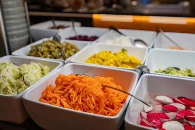 Essen im Hotel oder in der Nähe