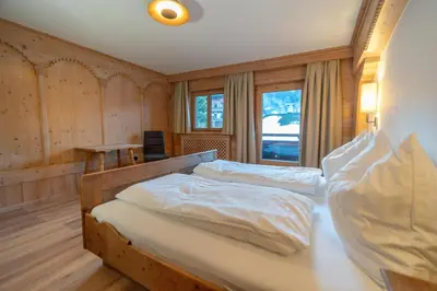 Ein Bett oder Betten in einem Zimmer der Unterkunft Haus Forelle