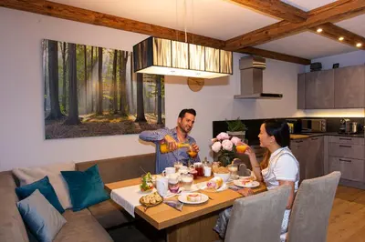 Essen in der Ferienwohnung oder in der Nähe