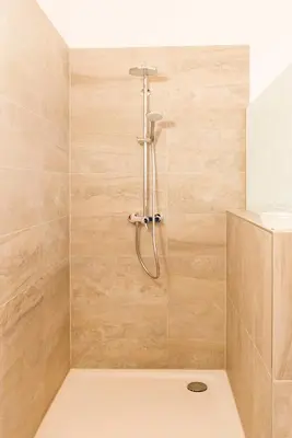 Ein Badezimmer in der Unterkunft Haus Dorferstuck