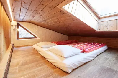 Ein Bett oder Betten in einem Zimmer der Unterkunft Ederbergl