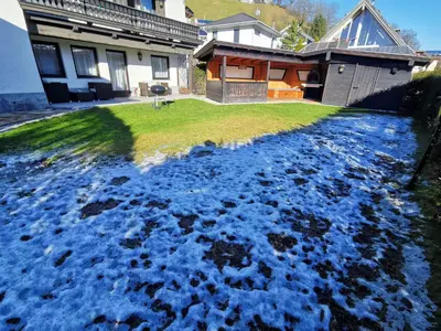 Das Gebäude in dem sich die Ferienwohnung befindet
