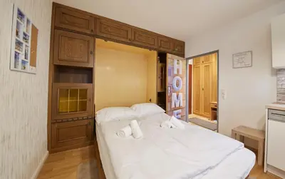 Ein Bett oder Betten in einem Zimmer der Unterkunft Appartement Mamas Iglu