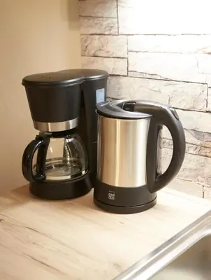 Kaffee-/Teezubehör in der Unterkunft Appartement Mamas Iglu