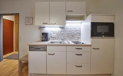 Küche/Küchenzeile in der Unterkunft Appartement Mamas Iglu