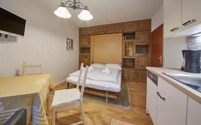 Küche/Küchenzeile in der Unterkunft Appartement Mamas Iglu
