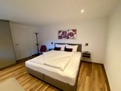 Ein Bett oder Betten in einem Zimmer der Unterkunft TheView Kreuzjoch