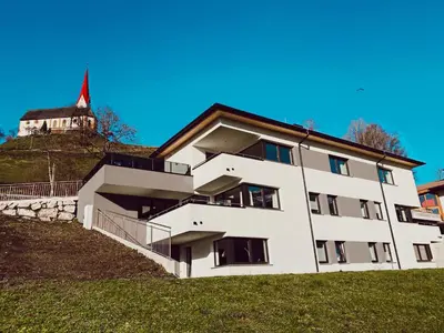 Das Gebäude in dem sich die Ferienwohnung befindet