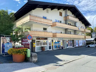 Das Gebäude in dem sich die Ferienwohnung befindet