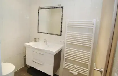 Ein Badezimmer in der Unterkunft Chalet Schiestl