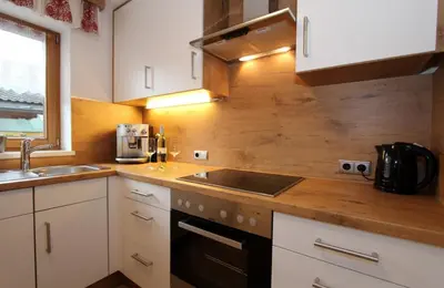 Küche/Küchenzeile in der Unterkunft Chalet Johanna