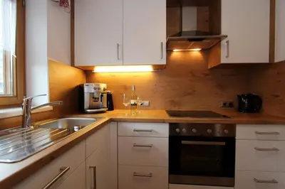 Küche/Küchenzeile in der Unterkunft Chalet Johanna