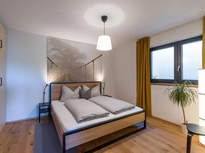 Ein Bett oder Betten in einem Zimmer der Unterkunft Apartment Steixner