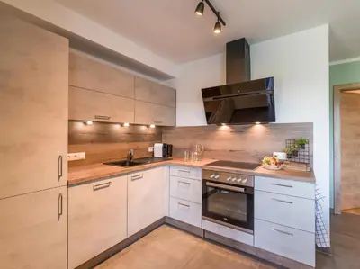 Küche/Küchenzeile in der Unterkunft Apartment Steixner