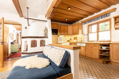 Küche/Küchenzeile in der Unterkunft Ferienchalet Katharina