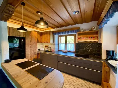 Küche/Küchenzeile in der Unterkunft Ferienchalet Katharina