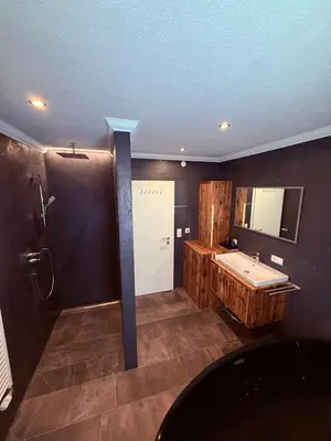 Ein Badezimmer in der Unterkunft Kaiserblick Apartments