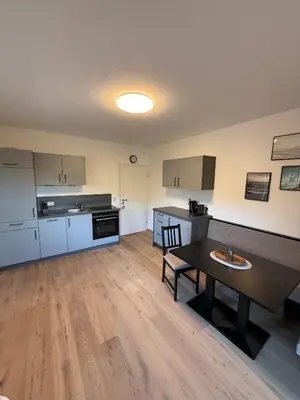 Küche/Küchenzeile in der Unterkunft Kaiserblick Apartments