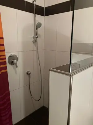 Ein Badezimmer in der Unterkunft Bauernhof Vordergrub
