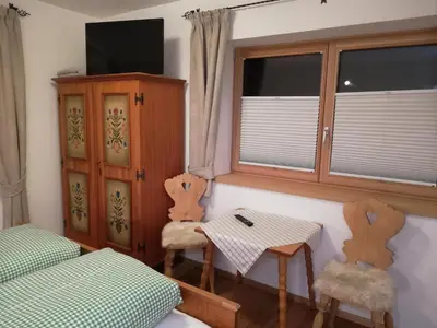 Ein Bett oder Betten in einem Zimmer der Unterkunft Bauernhof Bichlhof