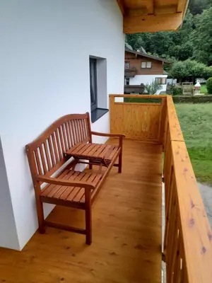 Ein Balkon oder eine Terrasse in der Unterkunft Zimmer bei Landhaus Mayr