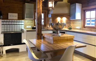 Küche/Küchenzeile in der Unterkunft Chalet Sonnberg